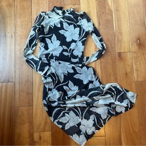 All Saints Hanna Jardin Floral Long Sleeve Dress